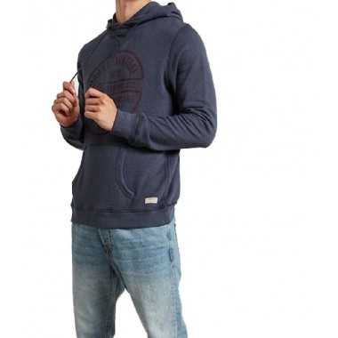JACK&JONES FELPA CAPPUCCIO CON STAMPA MOD PEET